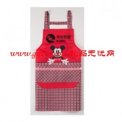 韓版米奇時尚廣告圍裙 餐飲圍裙