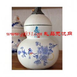 喜事臨門(mén)葫蘆茶葉罐