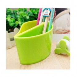 綠芽可愛塑料筆筒/廣告鉛筆筒