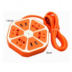 水果智能USB立體插座