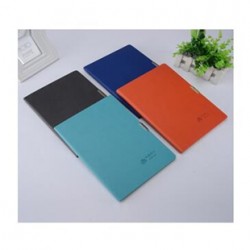 時尚帶扣平裝記事本