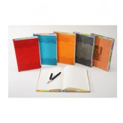 金屬護(hù)邊平裝PU筆記本