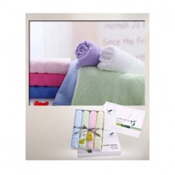 條段四件套毛巾禮盒套裝